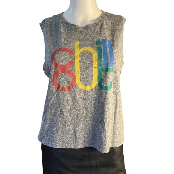 MOTHER Tops - Mother The Strong and Silent Type Chill Out Grey Tank Top Size M